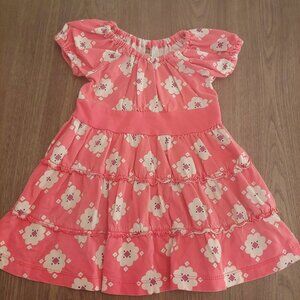 Tea Collection Girls Pink Floral Dress